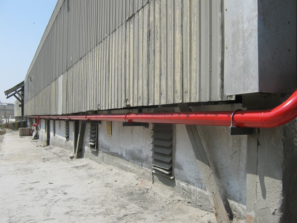 Industrial steel frame and site execution work 2